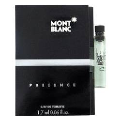 Presence Vial (sample) By Mont Blanc