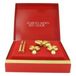 Red Door Gold Travel Mini EDP Spray + Free Earrings and Free Brooch in Gift Box By Elizabeth Arden