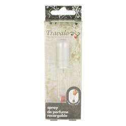 Travalo Travel Spray Mini Travel Refillable Spray with Cap Refills from Any Fragrance Bottle (Sleek Silver) By Travalo