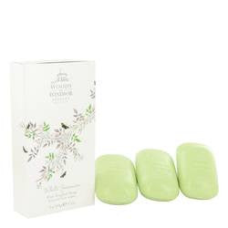 White Jasmine 3 x 3.5 oz Soap By Woods of Windsor