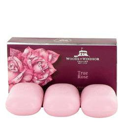 True Rose 3 x 3.5 oz Soap By Woods of Windsor